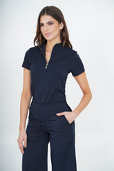 Camisa Berlin Azul Navy Para Dama